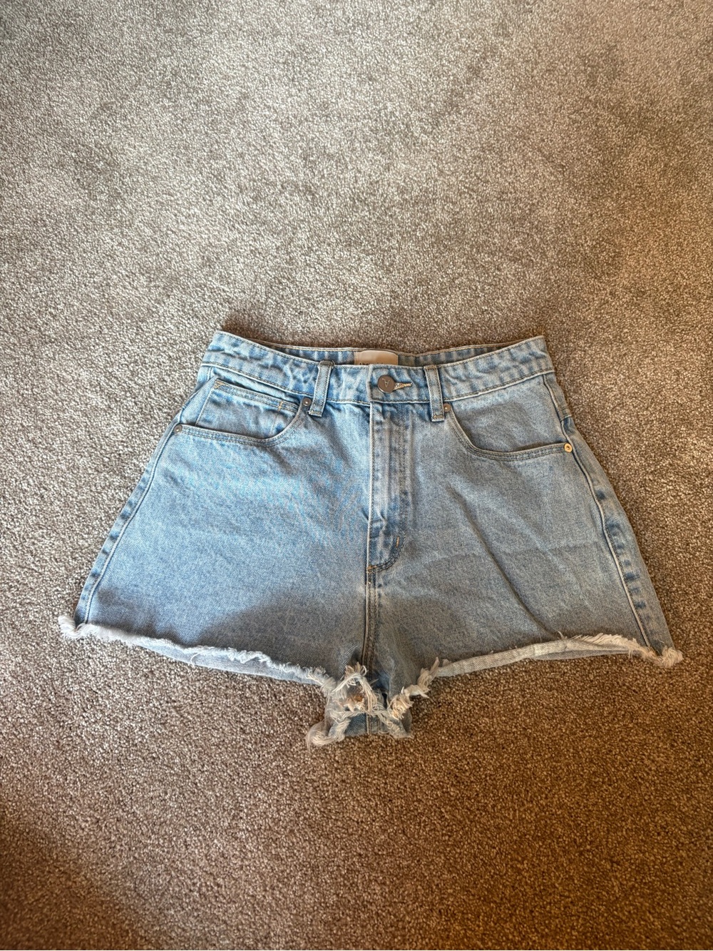 Abrand jeans Classic Light Blue Denim High-Waist Women’s Shorts